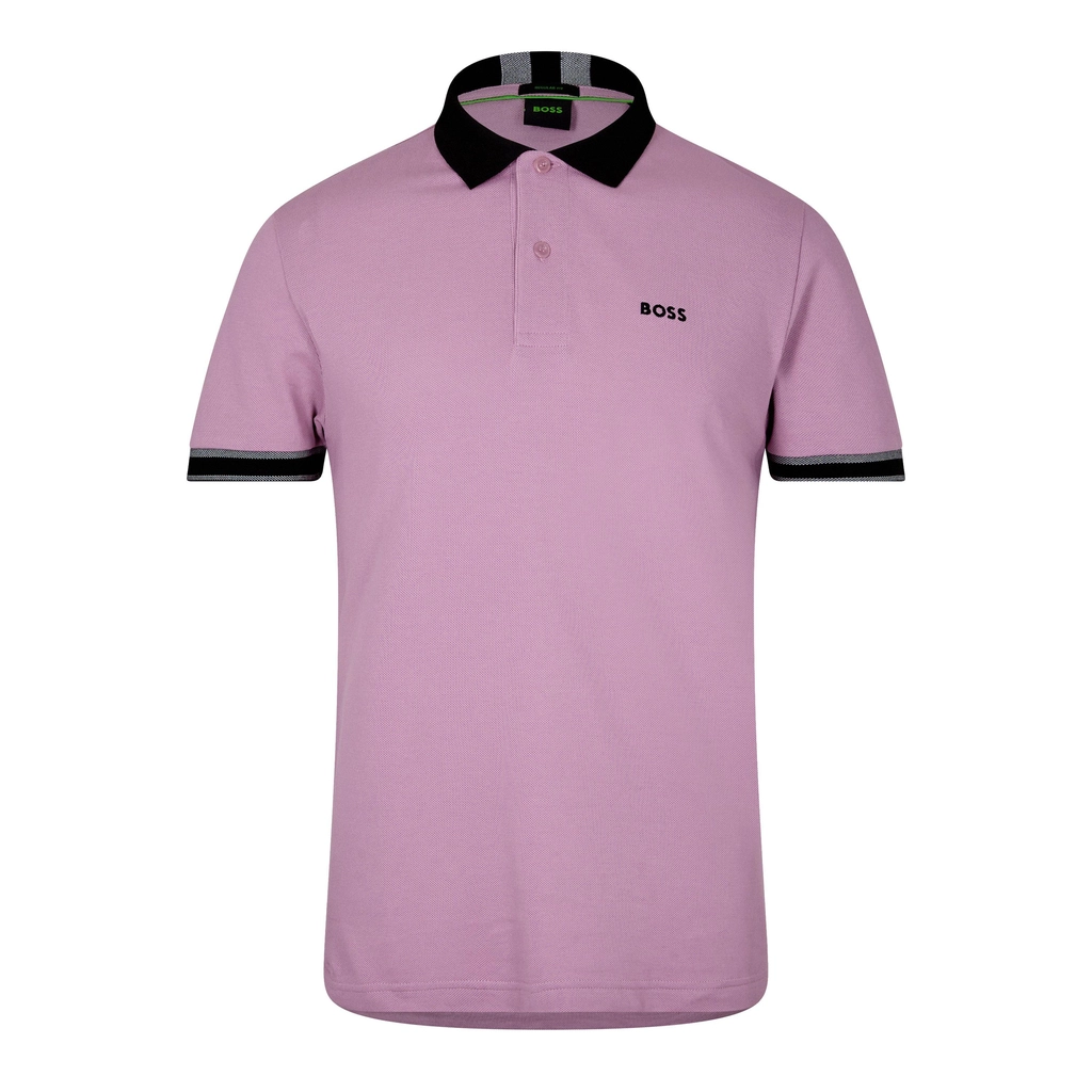 Hugo Boss Paddy 8 10262178 01 Polo Shirt Mens - Pstl Purple 531